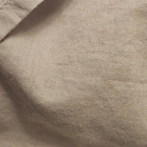 Neutral Virgin Wool Linen S Slip Dress Minimalist Quiet Luxury 90s Cottagecore - Picture 7 of 10